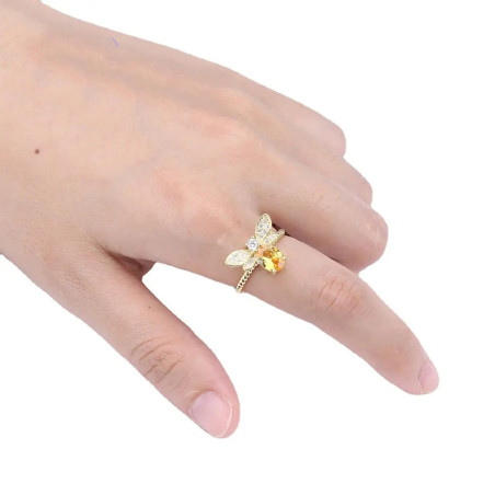Precious Honey Bee Ring - Unique Gift for Women | 1001Bees
