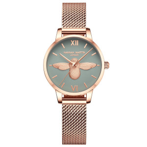 Elegant Bee Watch for Women | Rose Gold Stainless Steel
