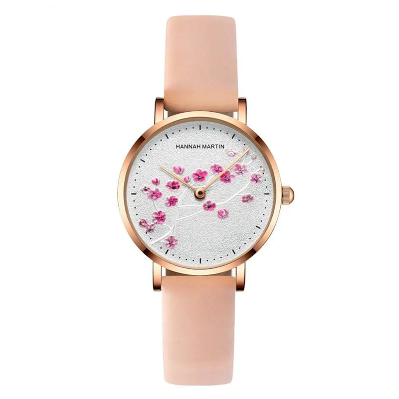 Orologio Floreale 'Fiori di Ciliegio' | Eleganza e Primavera