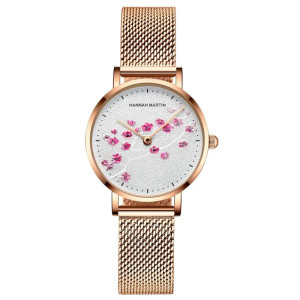 Montre Fleur de Cerisier | Bijou Abeille & Cadeau Floral Femme