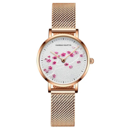 Montre Fleur de Cerisier | Bijou Abeille & Cadeau Floral Femme