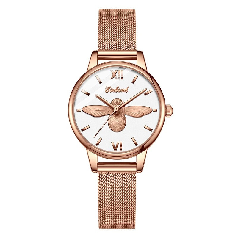 Reloj Abeja Elegancia Blanca | Elegancia y Simplicidad