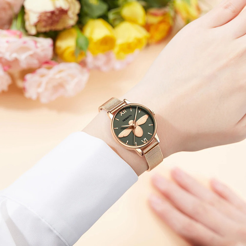 Bienenuhr 'Goldener Smaragd' - Von der Natur inspirierte Eleganz