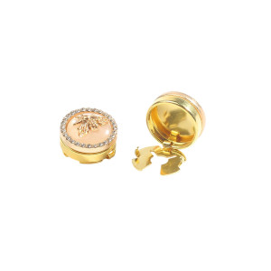 Couvre-Boutons Abeille Trio Élégance | Cadeau Unique Femme