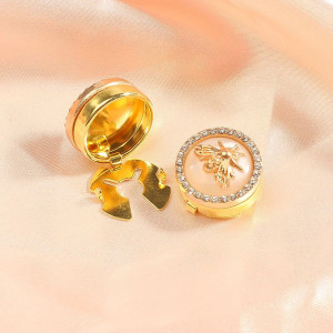 Cubrebotón Abeja "Trío Elegancia" | Joya Original para Camisa