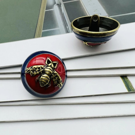 Boutons Abeille "Éclat Impérial"