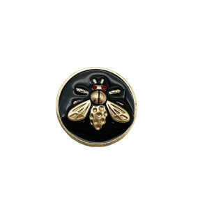 Boutons Abeille Mignons en Métal - Lot de 10 | Couture Vintage