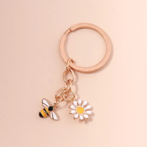 Porte-clé abeilles à personnaliser avec la lettre de votre prénom !