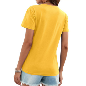 T-shirt abeille à col rond, tout fin, tout doux pour l'été Bee Happy !