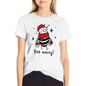 Tshirt abeille femme T-shirt Abeille Be Merry!