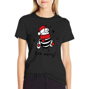 Tshirt abeille femme T-shirt Abeille Be Merry!