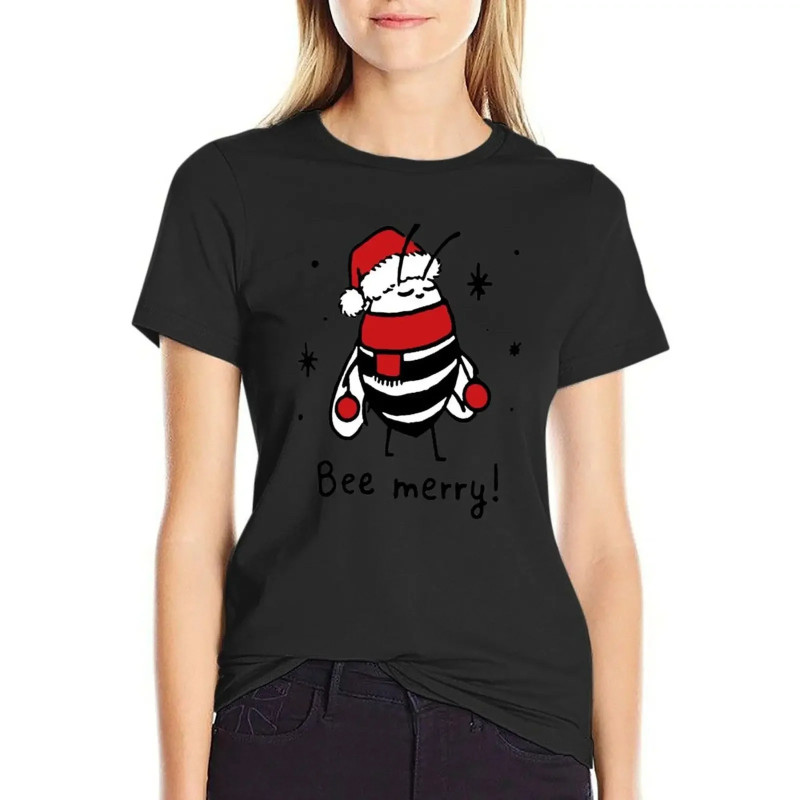 Tshirt abeille femme T-shirt Abeille Be Merry!