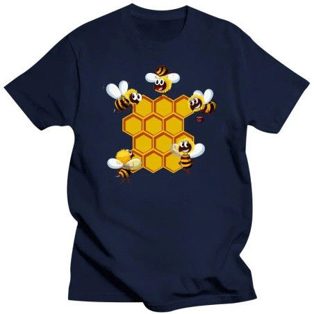 Cute Bee T-Shirt 'Busy Hive' | Graphic Tee S to 6XL