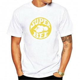 T-Shirt Homme Abeille Super Bee à manches courtes Blanc