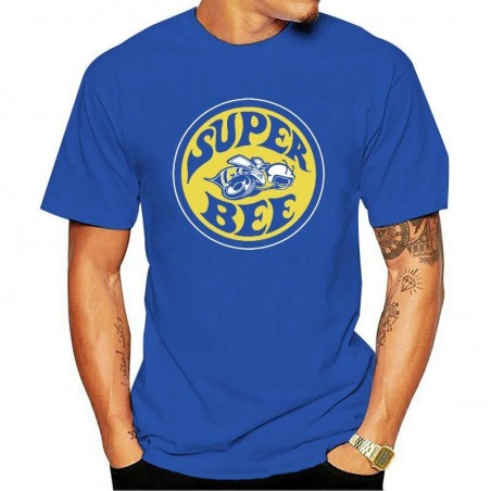 T-Shirt Homme Abeille Super Bee à manches courtes Bleu