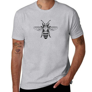 T-shirt Abeille Minimaliste | Tee Graphique Moderne pour Femme
