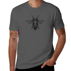 Minimalist Bee T-shirt | Cute Modern Graphic Tee for Women