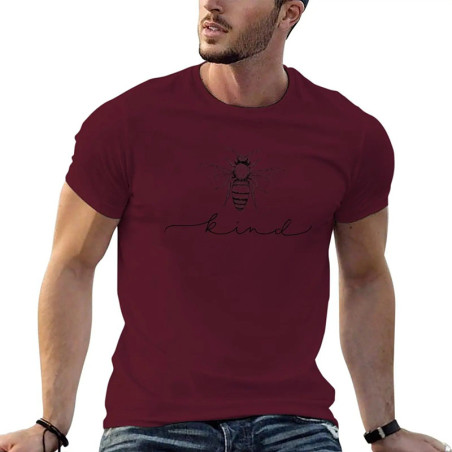 T-shirt Uomo Ape Bee Kind | Maglietta con Messaggio Positivo