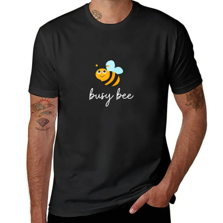Bienen T-Shirt "Busy Bee" – Vintage Design – 8 Farben – S-6XL