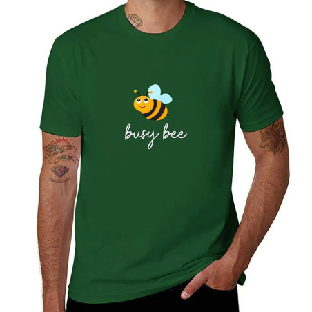 Magnifique et Unique Tshirt Abeille design Bee Vintage pour homme