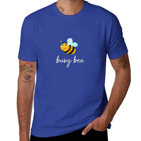 Magnifique et Unique Tshirt Abeille design Bee Vintage pour homme