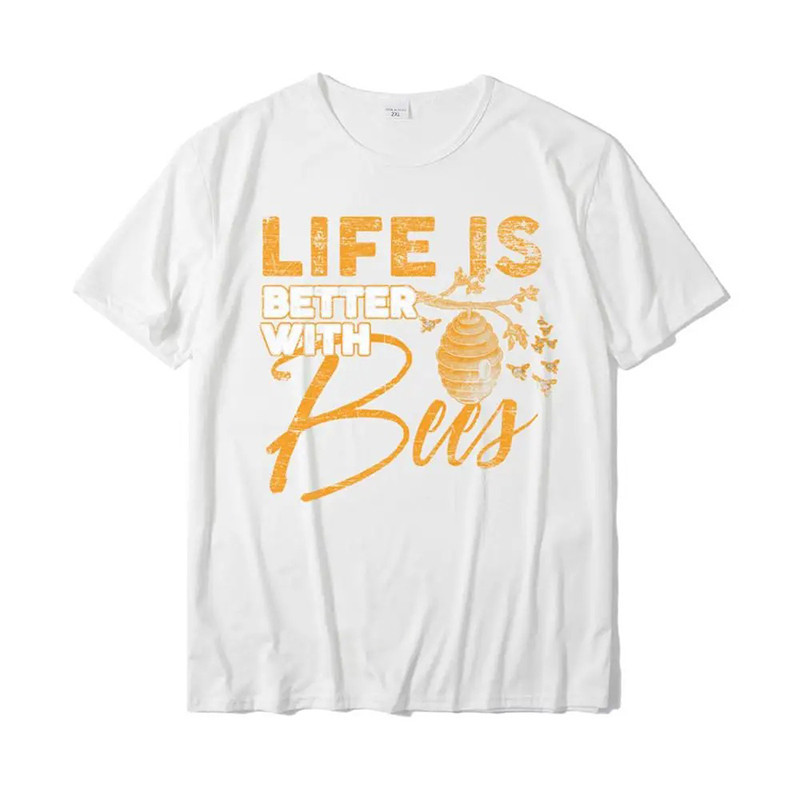Cute Bee T-Shirt "Life is Better with Bees" | Gift for Women