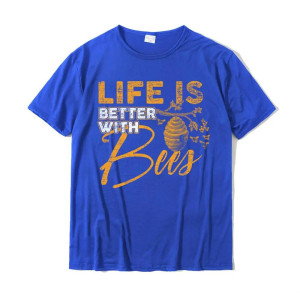 Maglietta Ape "Life is Better with Bees" in Cotone Sostenibile