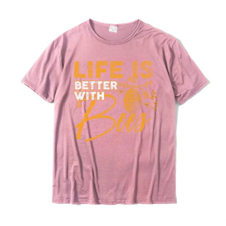 Cute Bee T-Shirt "Life is Better with Bees" | Gift for Women