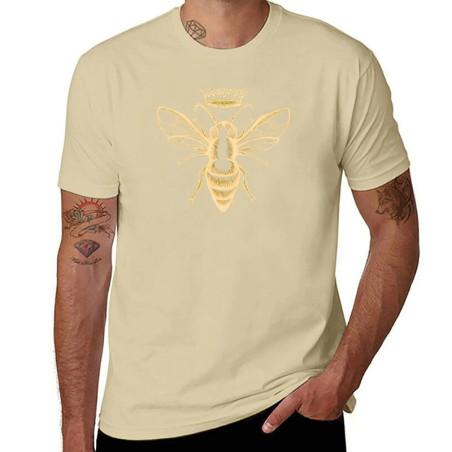 Playera Abeja Arcoíris "Bee Yourself" | Camiseta de Algodón