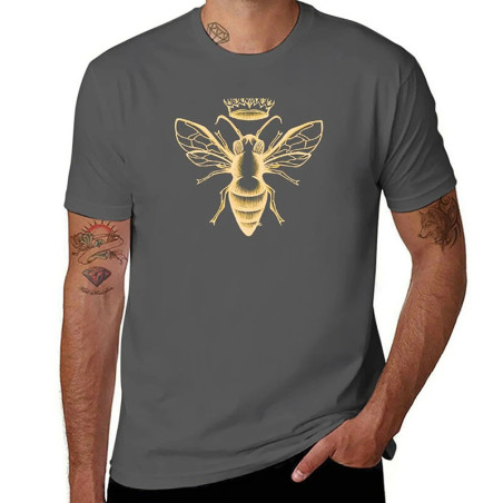 T-shirt Abeille Dorée Royale pour Homme - 100% Coton (5 Couleurs)