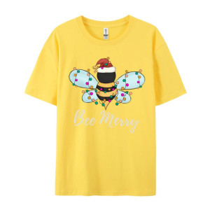 Tshirt abeille femme T-shirt abeille de noël !