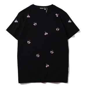 T-shirt Abeille pour homme "Éclat Mignon" couleur noir