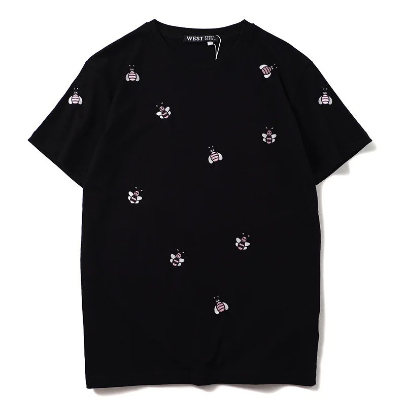 T-shirt Abeille pour homme "Éclat Mignon" couleur noir