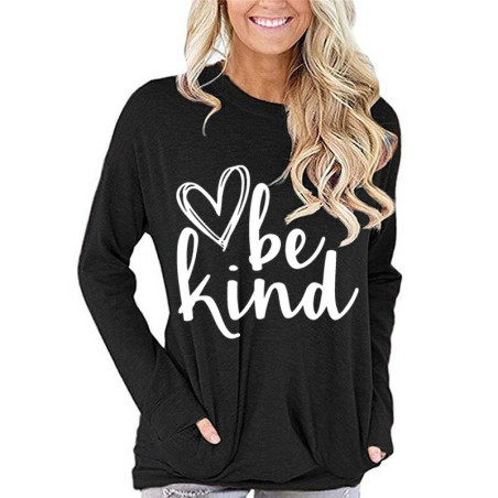 Sweatshirt abeille pour femme Sweatshirt Bee Kind abeille stylisée