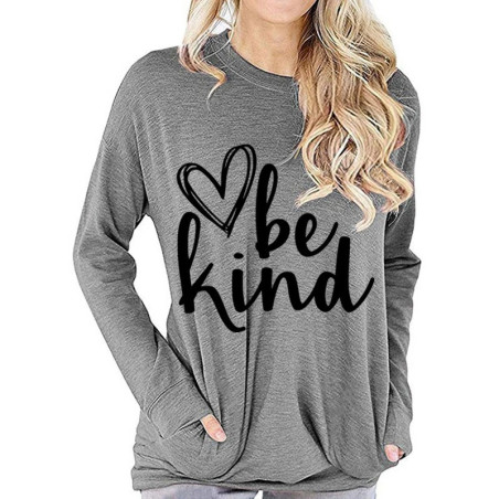 Cute Bee Sweatshirt for Women | Unique 'Bee Kind' Gift Idea