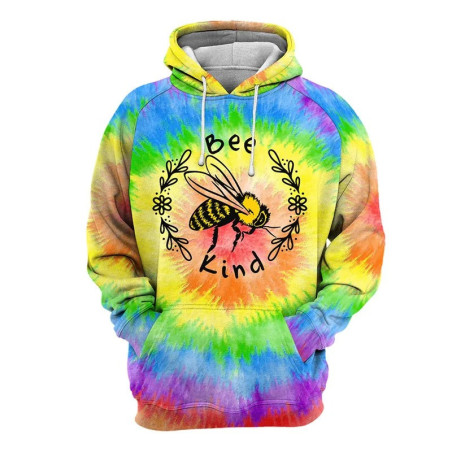Sweatshirt abeille pour femme Hoodie Bee Kind abeille arty