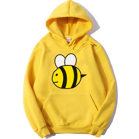 Sudadera Abeja "Buzz Minimalista" – Hoodie Cómodo y Original
