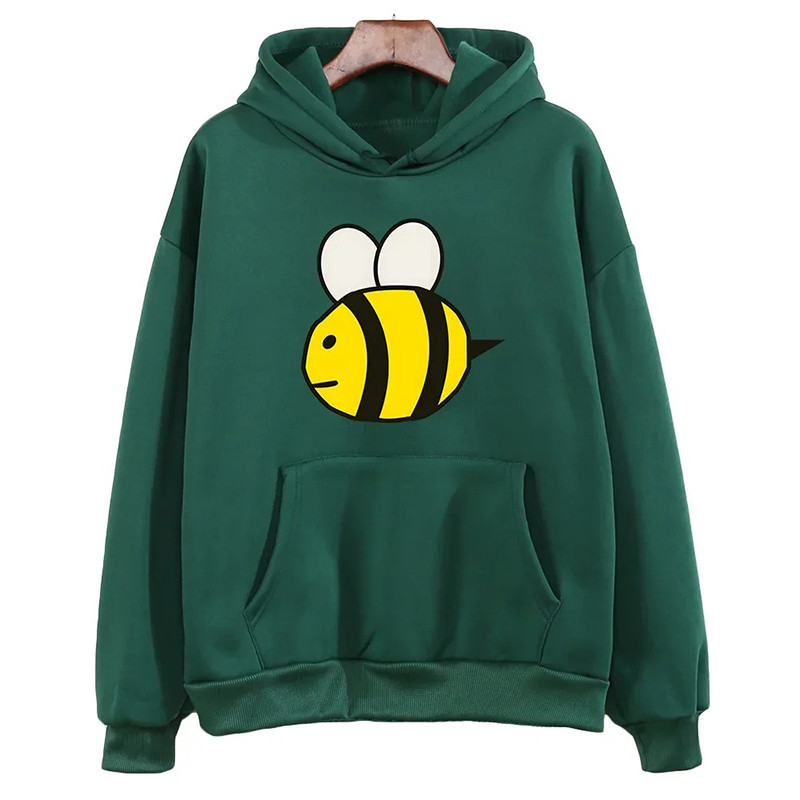 Sweat à Capuche Abeille "Buzz Minimaliste" - Doux (7 Couleurs)