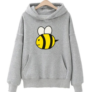 Cute Minimalist Bee Hoodie | Unique Gift for Bee Lovers