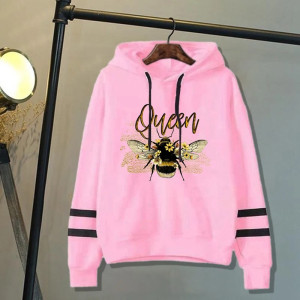 Sweat à Capuche "Queen Bee Abeille Royale" - Sportswear (6 Couleurs)