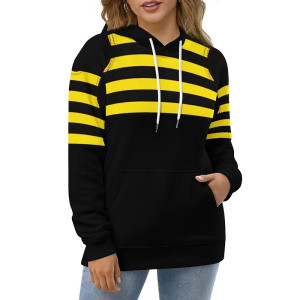 Unique 'Forager Stripes' Bee Hoodie | Cute Bee Sweatshirt