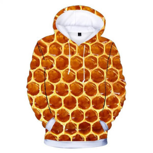 Sweatshirt Abeille "Ruche Dorée Minimaliste"