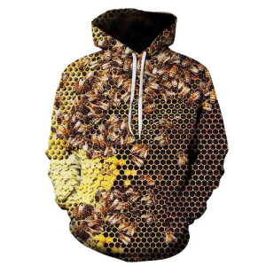 Hive Awakening 3D Bee Hoodie | Unique Bee Lover Gift