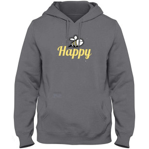 Cute "Happy Buzz" Bee Hoodie - Unique Gift for Bee Lovers
