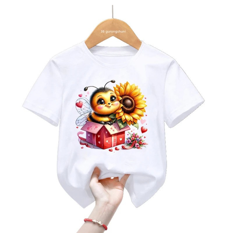 T-shirt Abeille pour filles ou garçon "Boîte de Soleil"