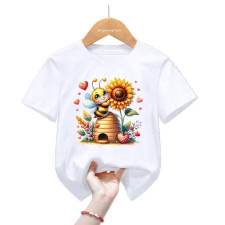 Camiseta Abeja "Hogar de Dulzura" – Cómoda y Original