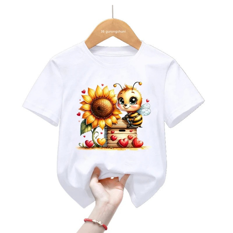 T-shirt Abeille pour filles ou garçon "Butin des Champs"