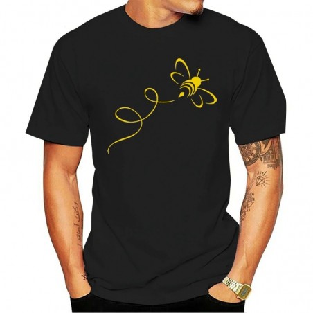 T-Shirt Abeille pour hommes Bumble Bee Noir