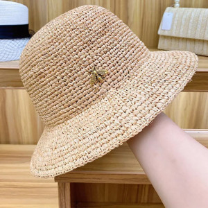 Chapeau en Paille Abeille Éclat Naturel - Idéal pour l'Été | 1001abeilles.com