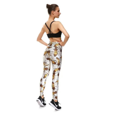 Legging Abeille Butineuse Élégant – Style Mignon & Confortable